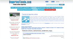 Desktop Screenshot of deportestienda.com